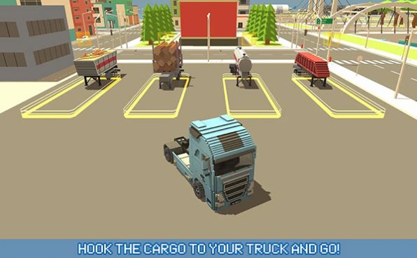 像素卡车城市运输手游app截图