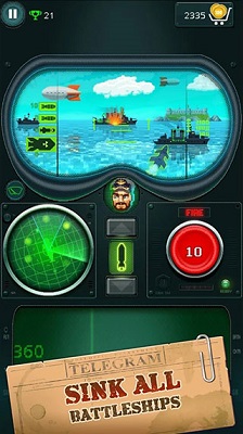 潜艇鱼雷攻击 中文版手游app截图