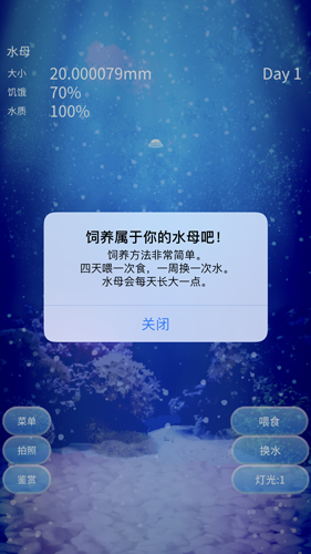 治愈的养成水母 中文版手游app截图