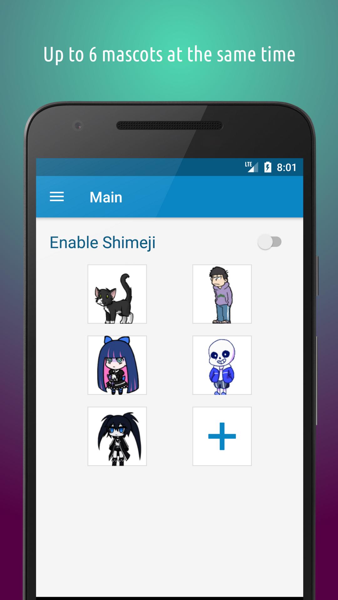 shimeji 螃蟹版手机软件app截图