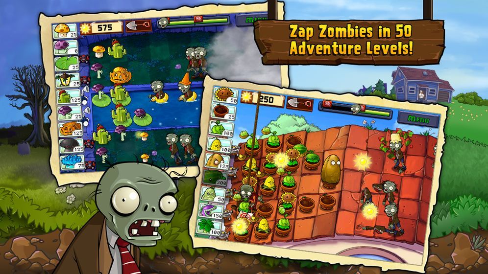  Plant Battle Zombie 95 Download screenshot of mobile game app