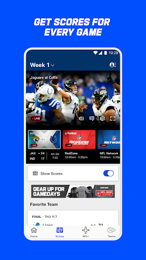 nfl橄榄球直播 免费观看手机软件app截图