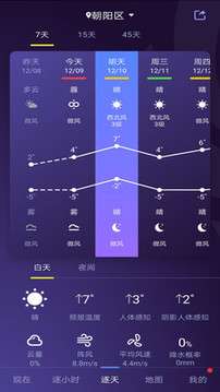 中国天气 去广告版手机软件app截图