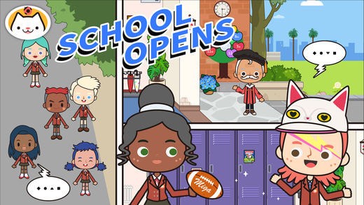 米加小镇学校 免费版手游app截图