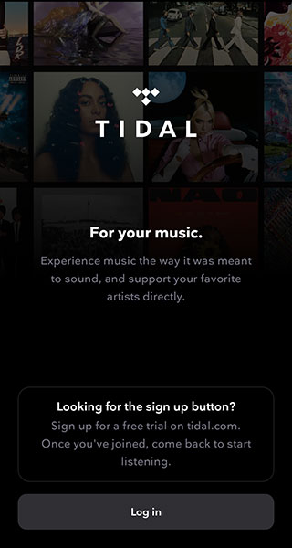 TIDAL音乐手机软件app截图