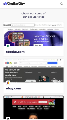 similarsites 浏览器网页版手机软件app截图