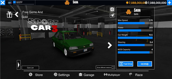 超跑模拟驾驶3 修改版手游app截图