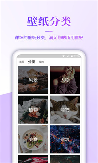 壁纸无忧手机软件app截图