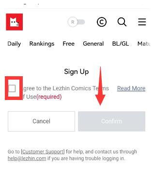 lezhin 韩漫网址手机软件app截图