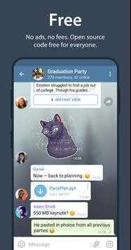  Screenshot of TelegramX mobile phone software app