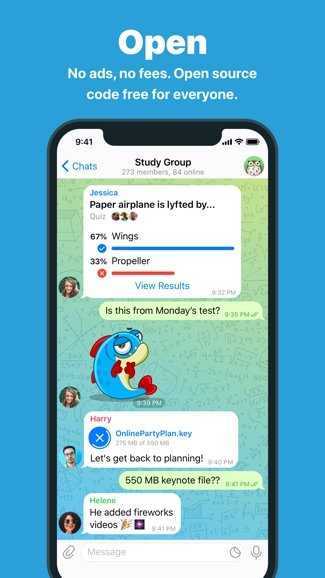 Telegram纸飞机 中文手机软件app截图