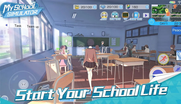 青春校园模拟器 正版手游app截图