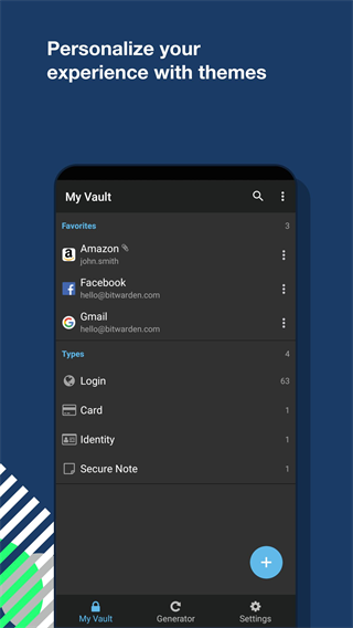 Bitwarden 手机软件app截图