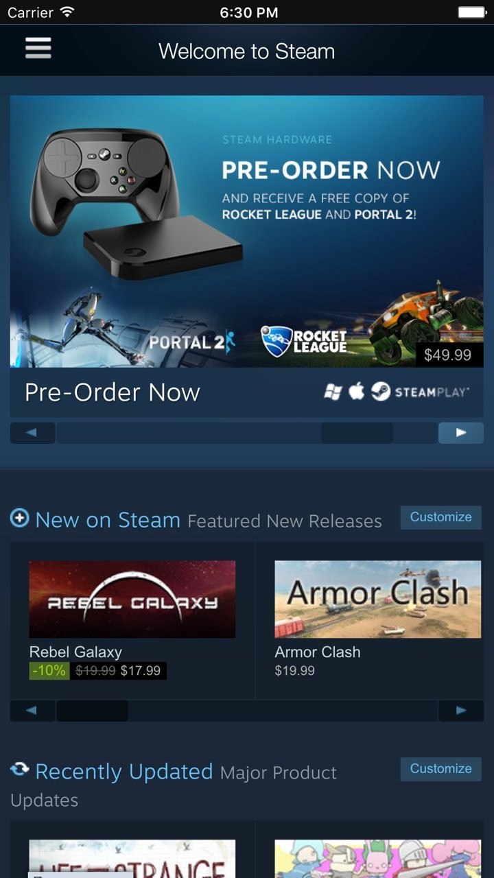 steam 手机官方正版手机软件app截图