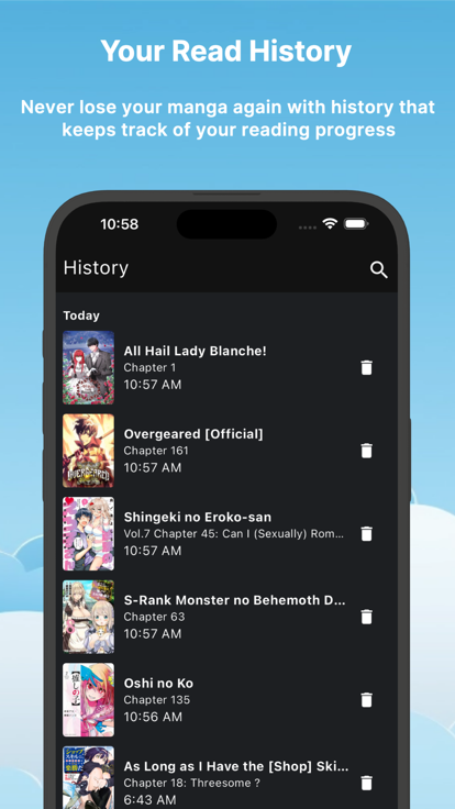 Shimoe Manga Reader手机软件app截图