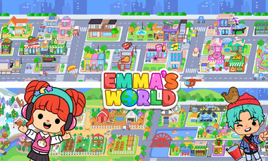 艾玛的世界 小镇与家庭最新版手游app截图