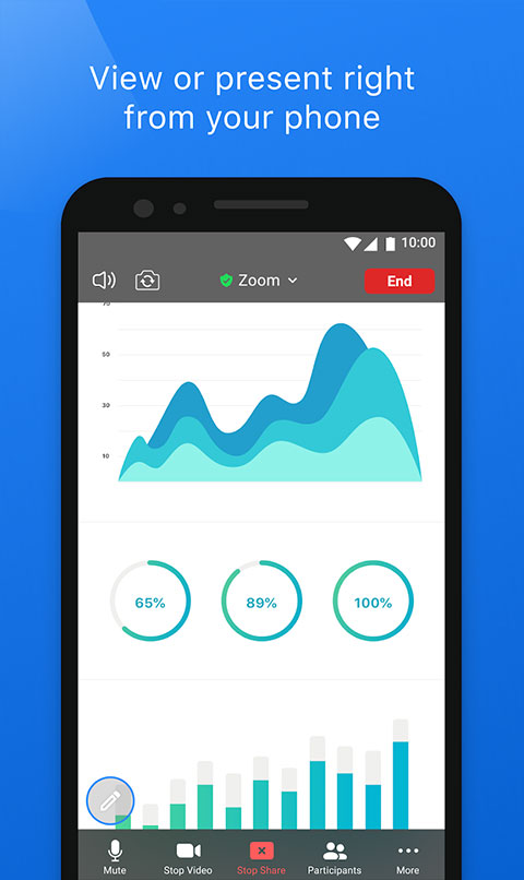 zoom 线上会议平台手机软件app截图
