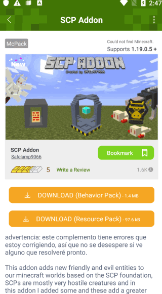 addons for minecraft 汉化版手游app截图