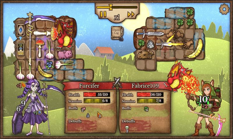  Screenshot of Android mobile game app for backpack war