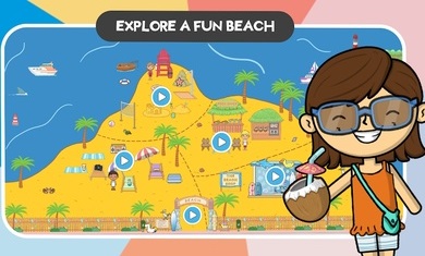 莱拉的世界：海滩假期手游app截图
