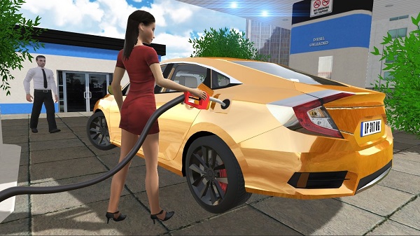 汽车模拟器城市驾驶 中文版手游app截图