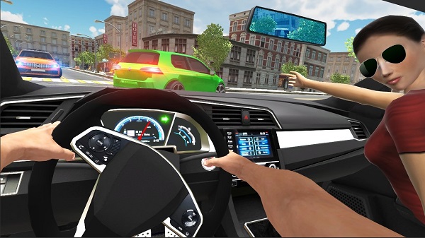 汽车模拟器城市驾驶 中文版手游app截图