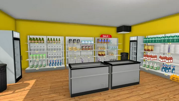 超市模拟器3D 免广告手游app截图