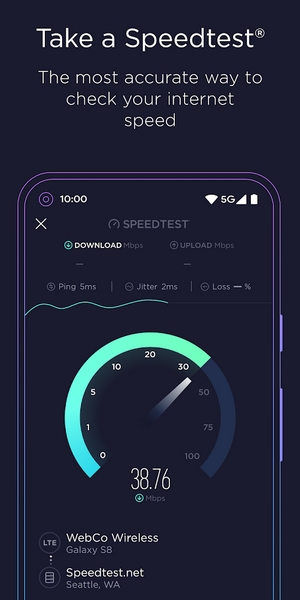 speedtest 在线测速手机软件app截图