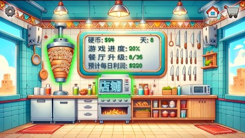 沙威玛餐厅 无限金币版手游app截图