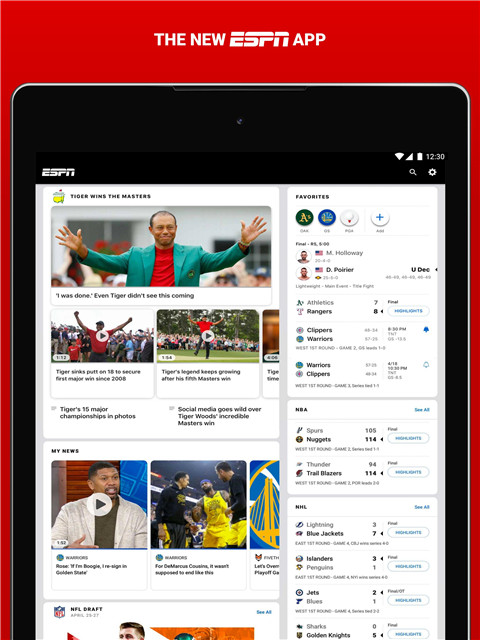 ESPN app官方下载手机软件app截图