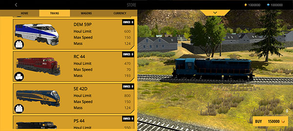 美国火车模拟器 无限金币版手游app截图