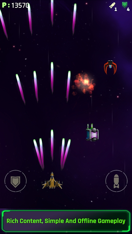 Space Shooter Game手游app截图