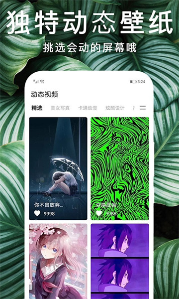 灵猫壁纸 高清版手机软件app截图