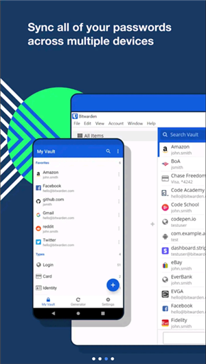 bitwarden密码管理器手机软件app截图