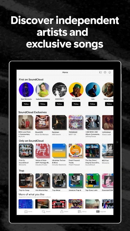 soundcloud 安卓最新版手机软件app截图