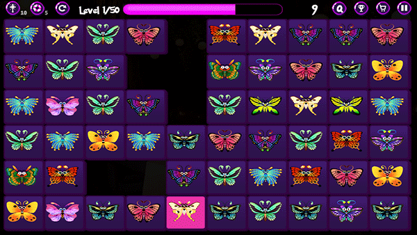 蝴蝶连连看 在线玩手游app截图