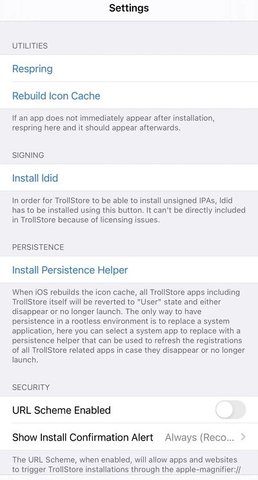 trollstore 汉化补丁手机软件app截图