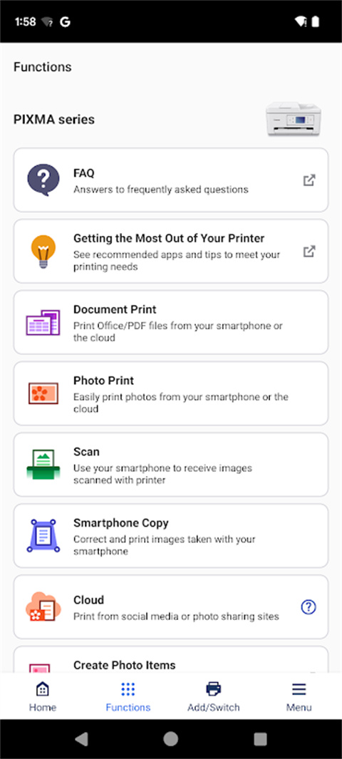 佳能打印 安卓版手机软件app截图