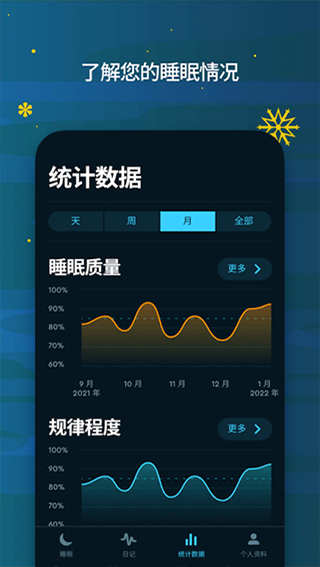 Sleep Cycle 中文版手机软件app截图