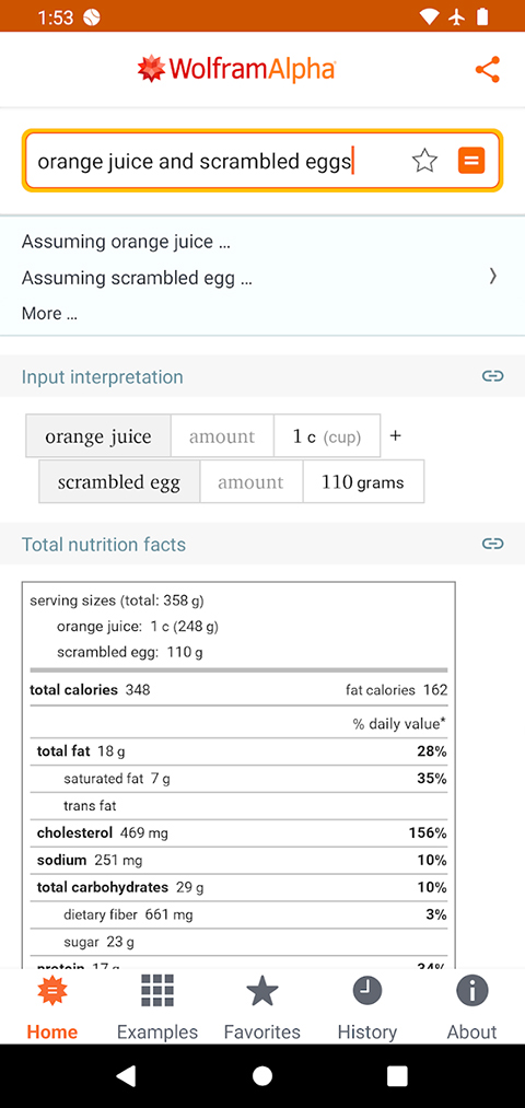 wolframalpha手机软件app截图