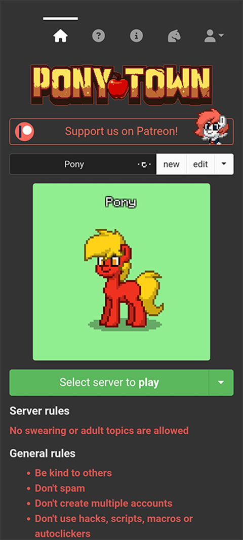 ponytown 免登录版手游app截图