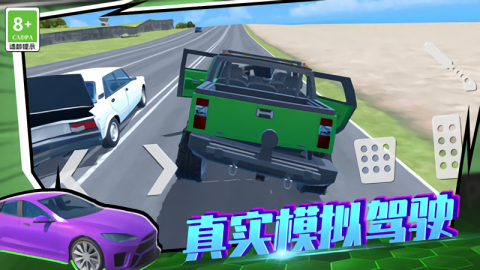 狂野赛车3D手游app截图