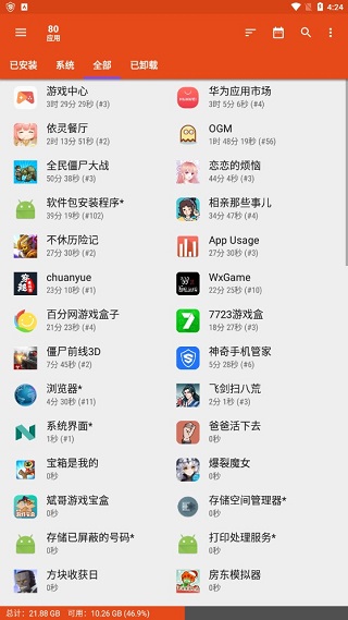 App Usage 官网版手机软件app截图