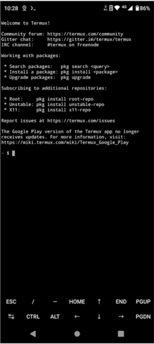 Termux 图形界面手机软件app截图