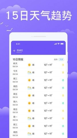 预享天气 手机版手机软件app截图