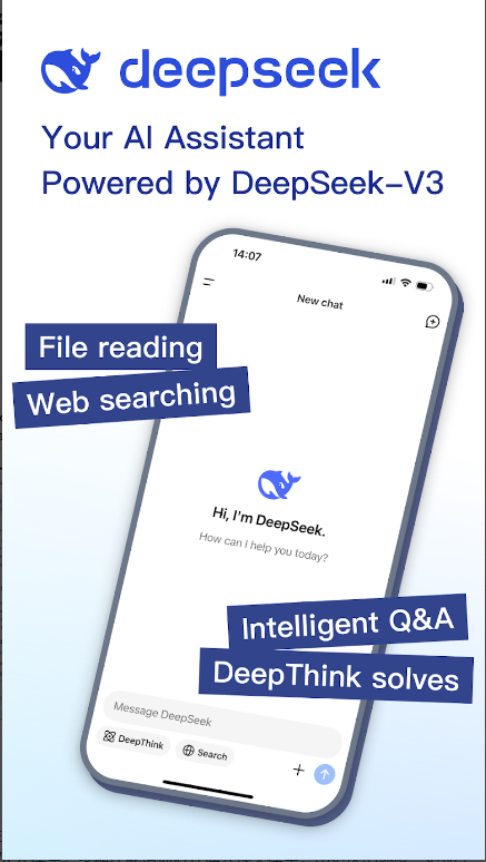DeepSeek 谷歌版手机软件app截图