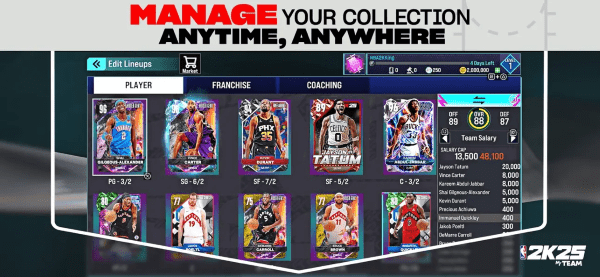 NBA2k25 官方免费手游app截图