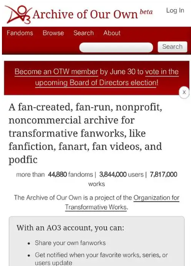 AO3 官网镜像版手机软件app截图