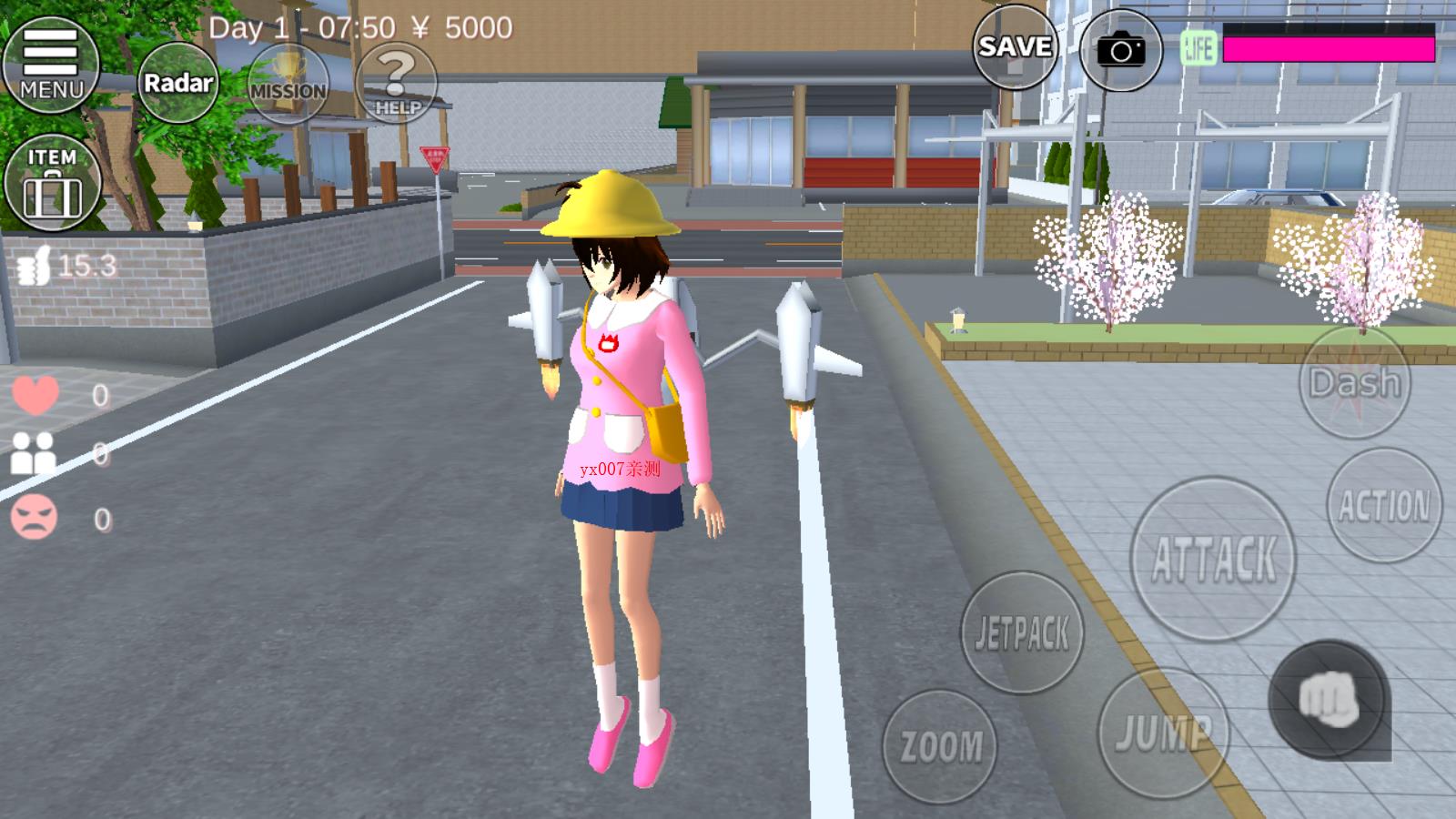 SAKURA SchoolSimulator 英文版手游app截图