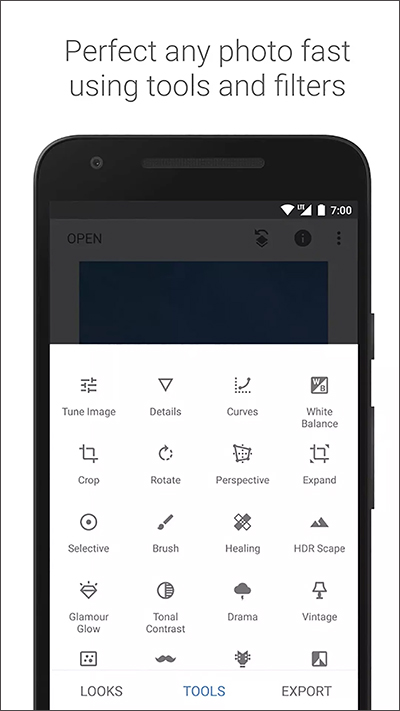 snapseed 图像处理官方版手机软件app截图